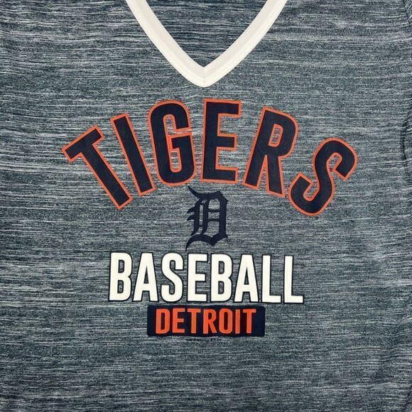 MLB Campus Lifestyle Tee Women's Size Large Detroit Tigers Short Sleeve Shirt - Picture 5 of 11